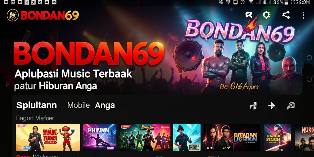 Tampilan gameplay Musik dalam BONDAN69 yang interaktif.