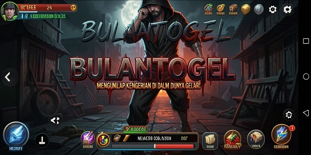 Gameplay seram di BULANTOGEL menampilkan elemen horor yang mendalam.