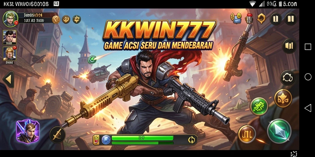 Tampilan gameplay seru dan mendebarkan dari KKWIN777.