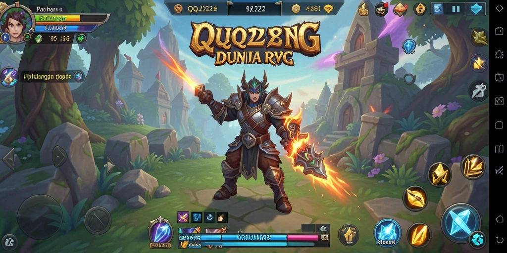 Tampilan aksi seru di dunia RPG QQ222.