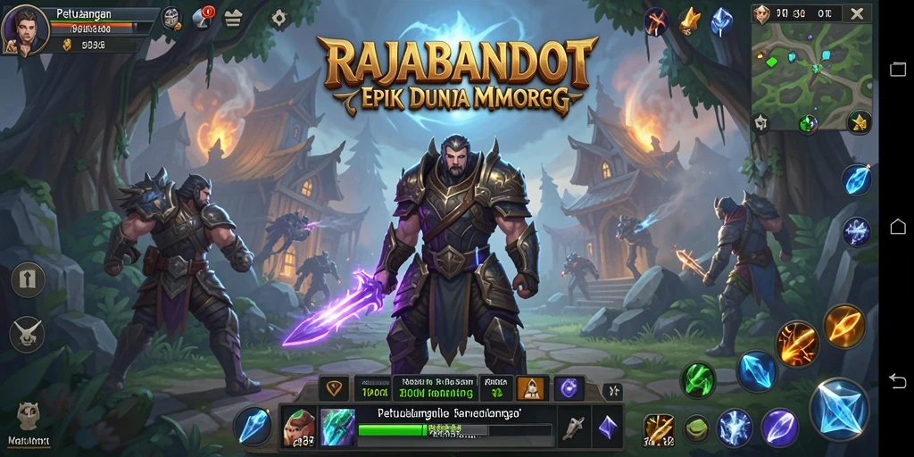 Tampilan gameplay dari <strong>RAJABANDOT</strong> yang mendebarkan dan penuh aksi.