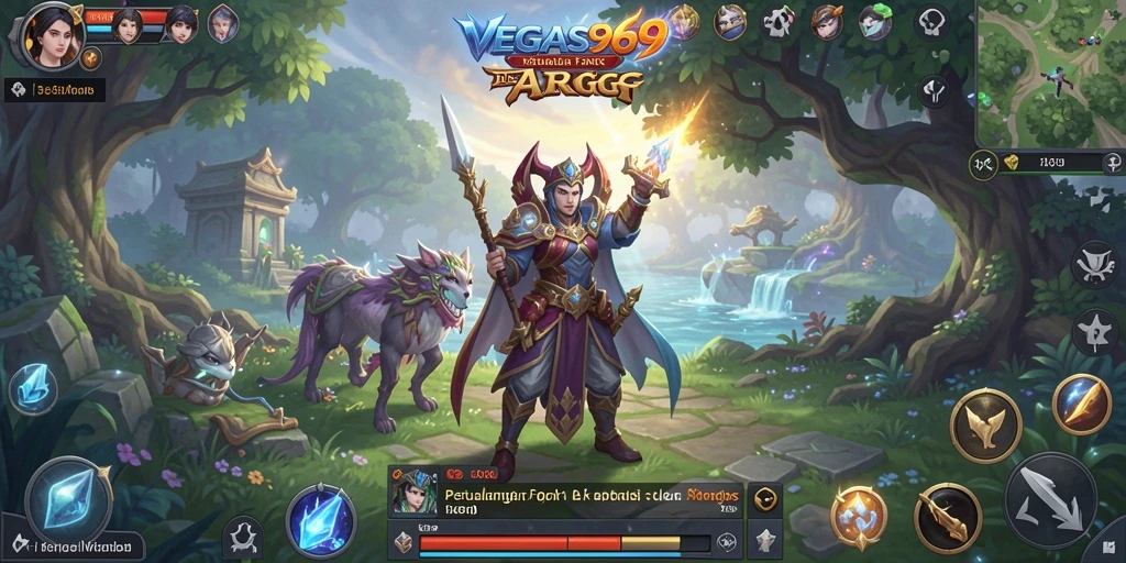 Tampilan gameplay ARPG yang seru dan mendebarkan di VEGAS969.